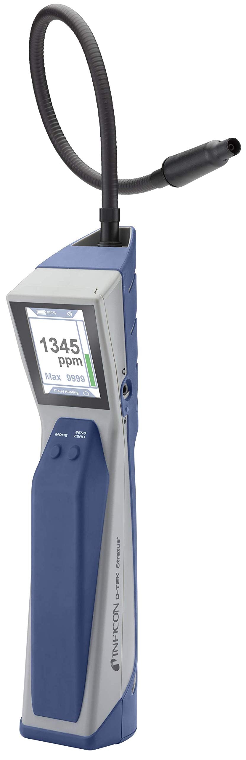 INFICON D-TEK Stratus Refrigerant Leak Detector and Portable Monitor, Model: 724-202-G1,Off-White