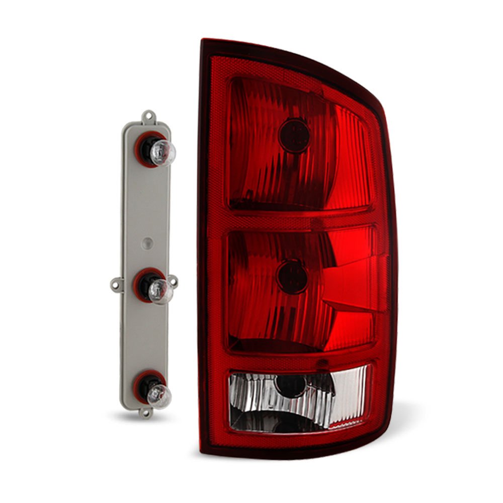 Acanii - For 2002-2006 Dodge Ram 1500/03-06 2500 3500 Rear Replacement Tail Light W/Circuit Board - Passenger Side Only