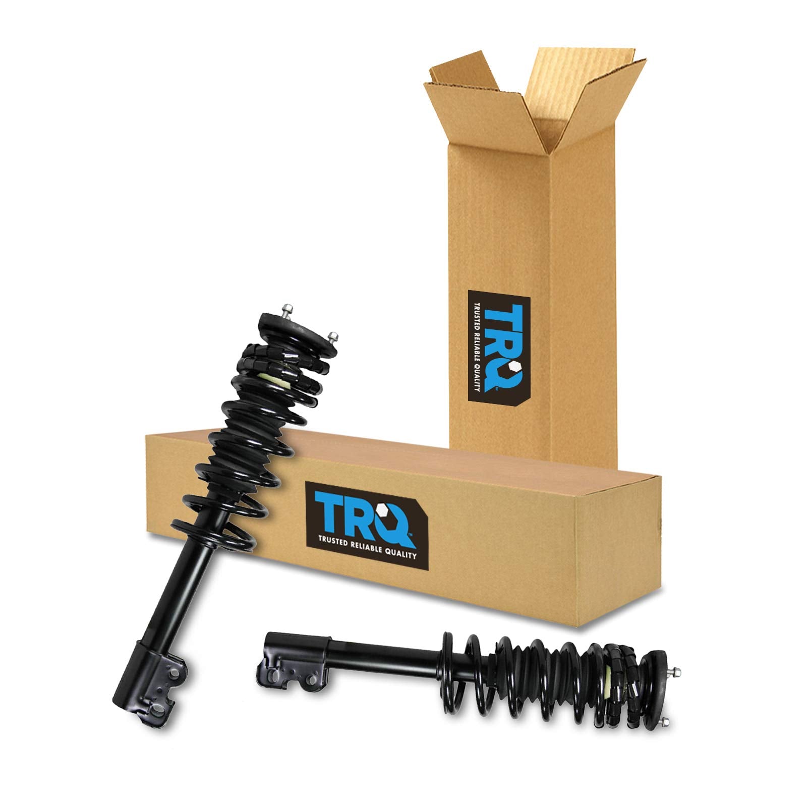 Trq Rear Strut & Coil Spring Assembly Set Driver & Passenger Sides Compatible With 91-92 Saturn Sc 93-02 Sc1 Sc2 91-02 Sl Sl1 Sl