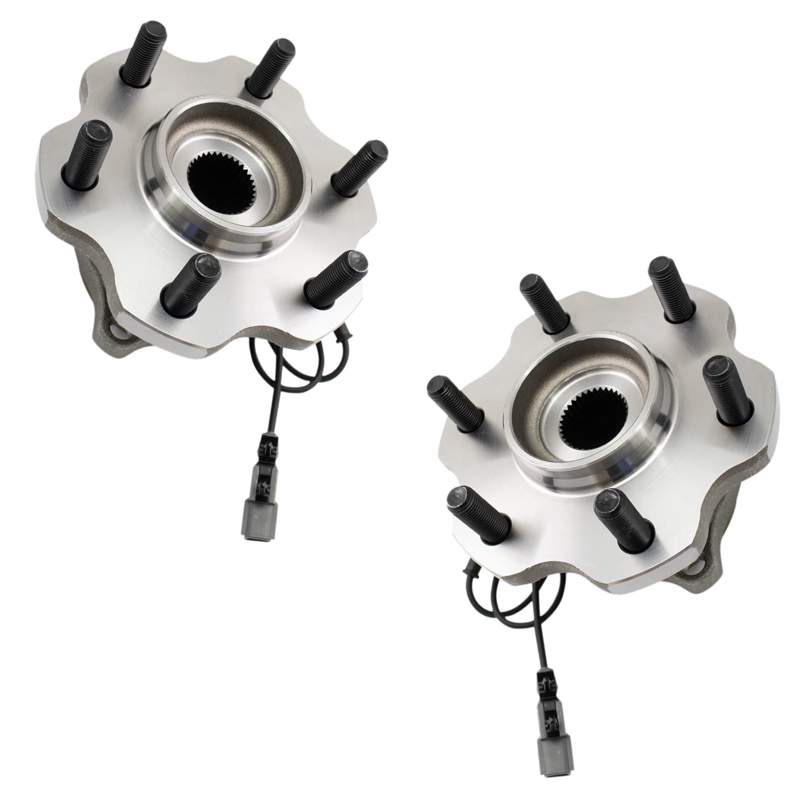 Trq Rear Wheel Hub Bearings Assembly Set Compatible With 2011-2013 Infiniti Qx56 2014-2022 Qx80 2017-2022 Nissan Armada