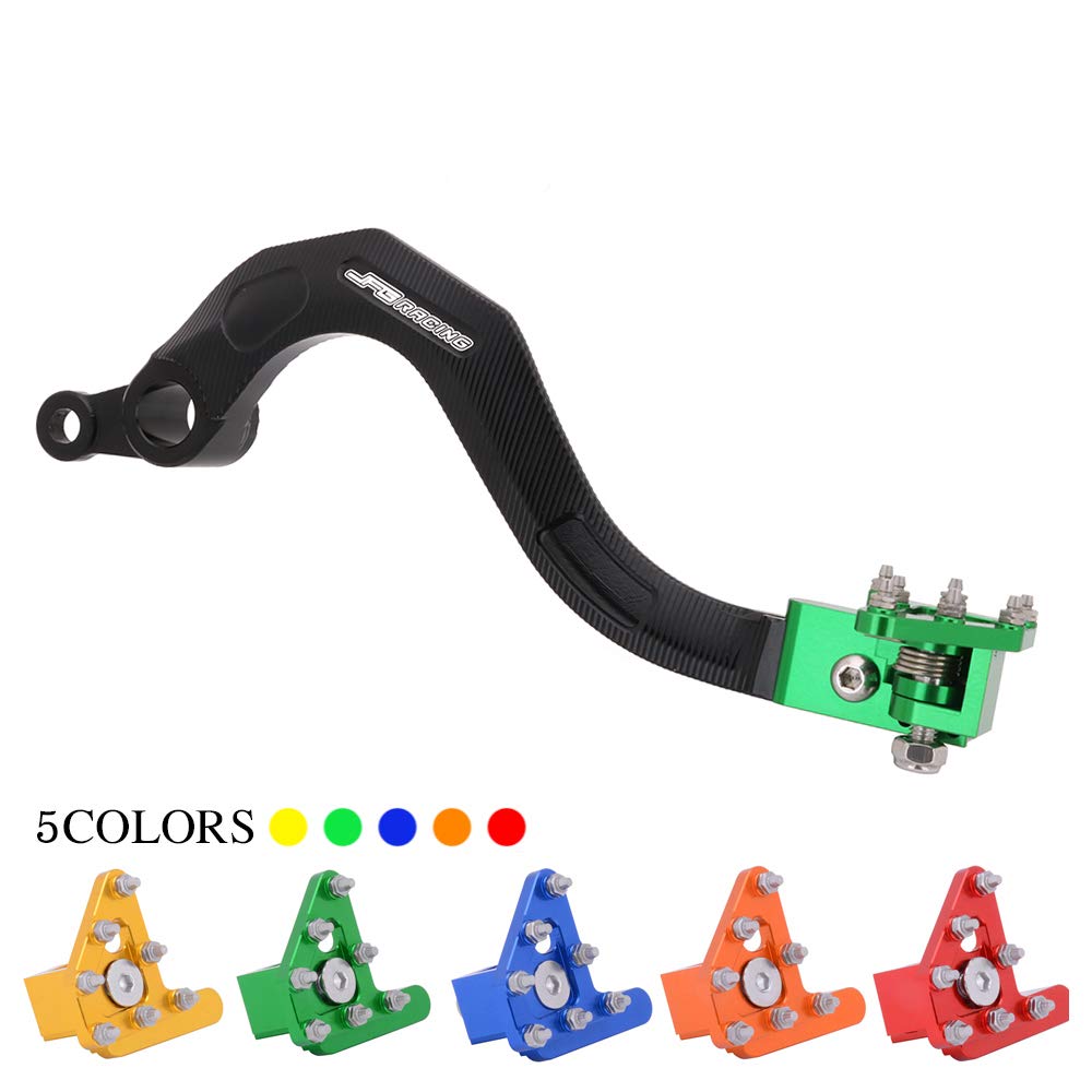 Anxin Motorcycle Rear Brake Pedal Folding Foot Lever Cnc For Kx250F 2006-2018 Kx 250 Kx250 2019-2024 Dirt Bike Green