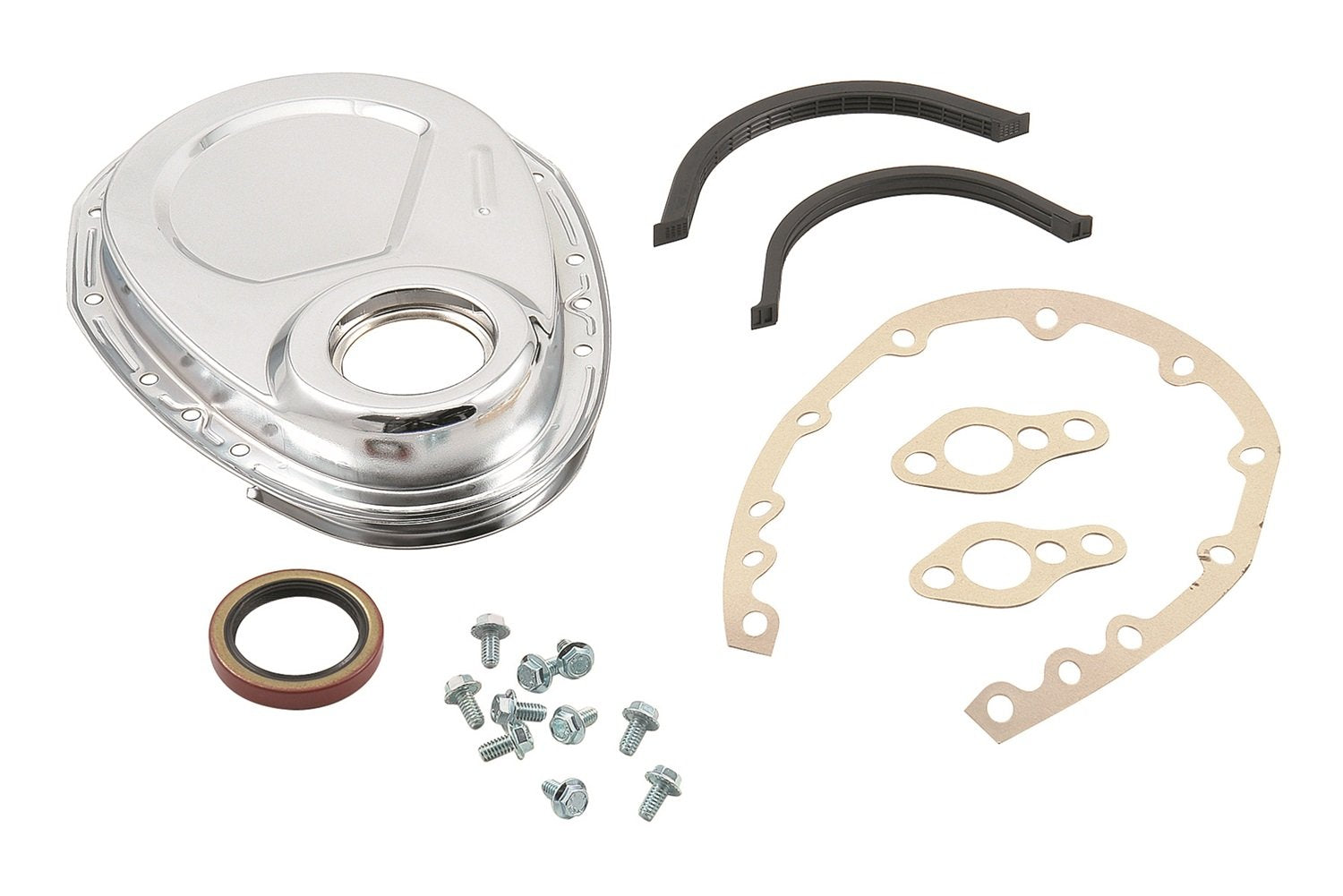 Mr. Gasket 4590 Chrome Plated Timing Cover Complete Kit