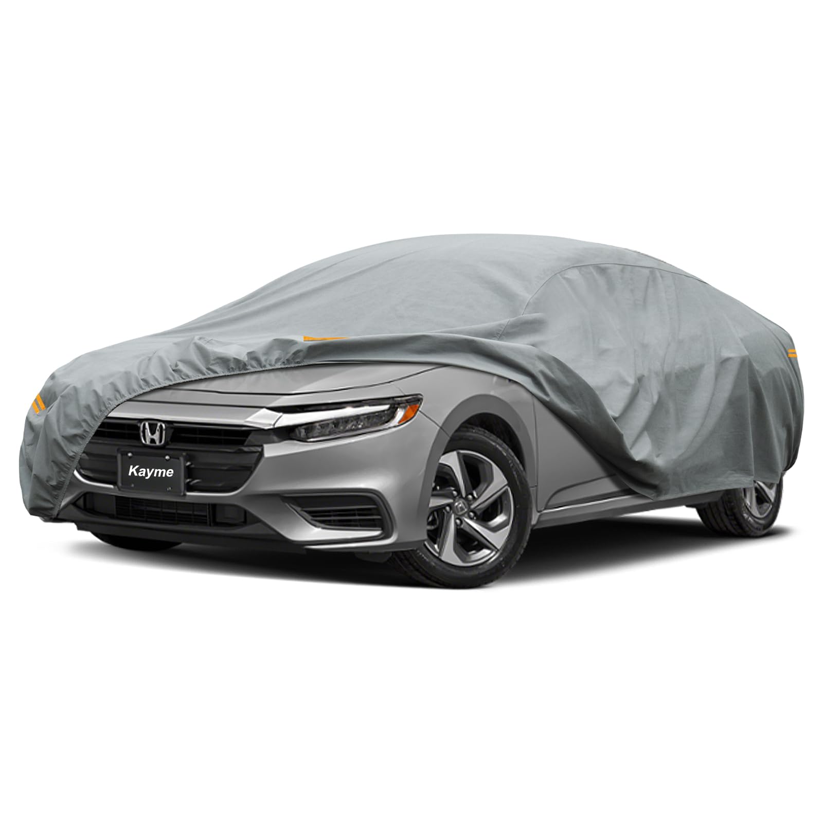 Kayme Heavy Duty Car Cover Custom Fit Honda Insight (1999-2006) Waterproof All Weather For Automobiles, Full Exterior Covers Sun