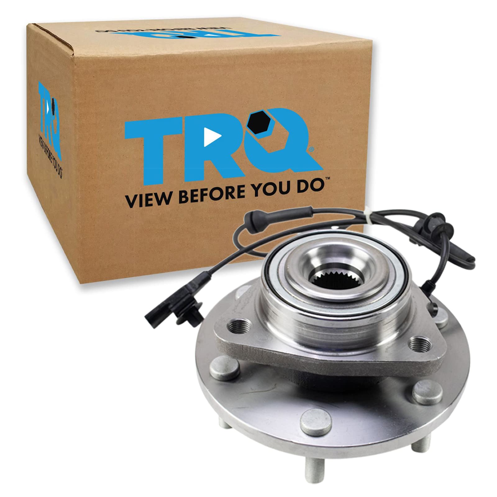 Trq Front Wheel Bearing & Hub Assembly 4Wd Compatible With 2017-2023 Nissan Titan