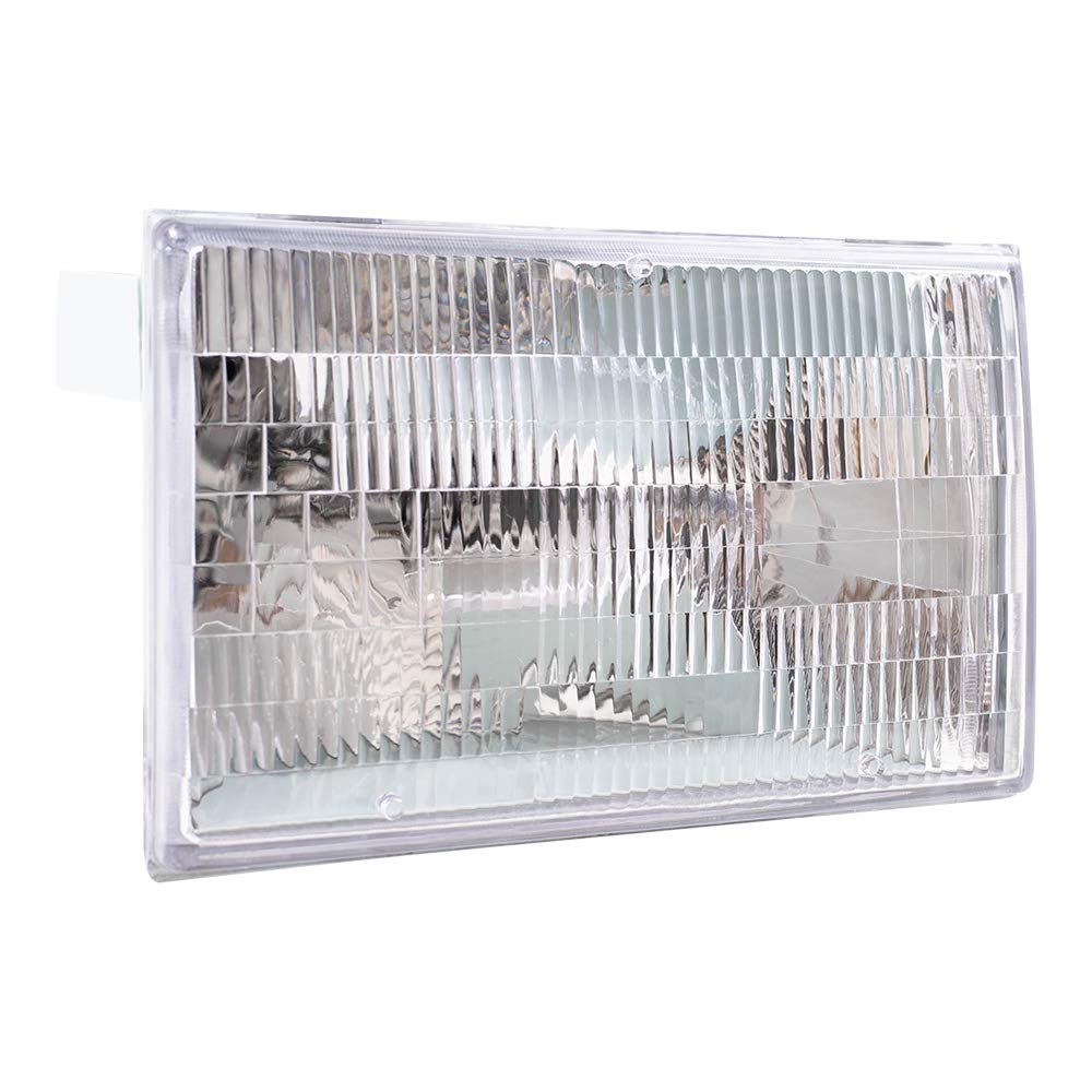 Brock Replacement Drivers Headlight Headlamp Compatible With 1990-1994 Town Car Fovy 13008 B