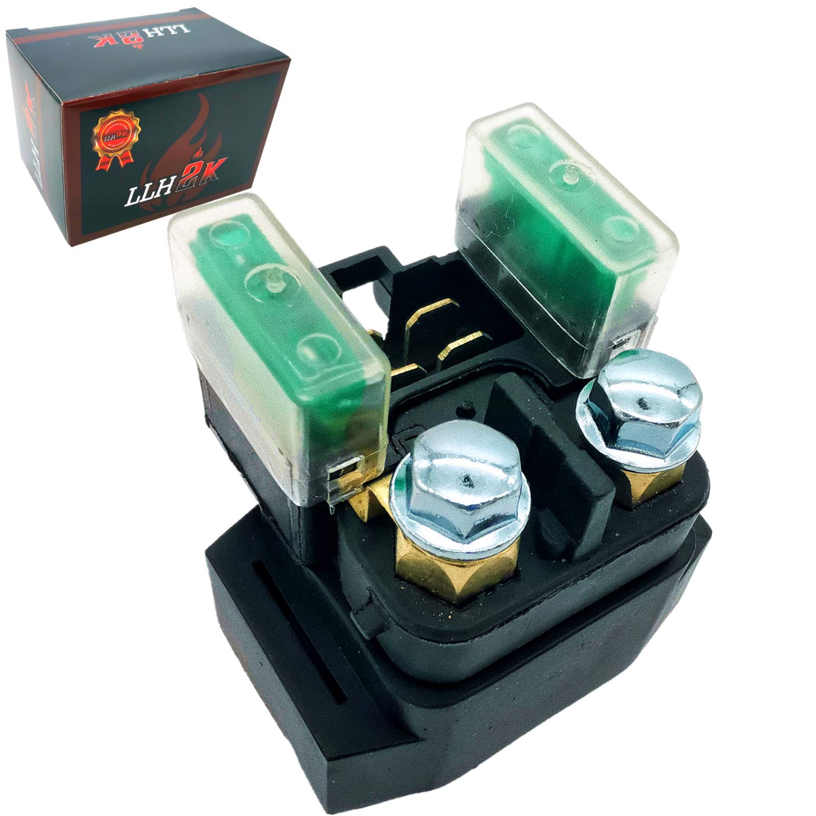 Llh2K Starter Solenoid Relay For Yamaha Atv Yfm 350 400 450 660 Raptor Grizzly- Raptor Grizzly Kodiak Wolverine Big Bear- For Yamaha 2002 2003 2004 2005 2006 2007 2008 High Heat