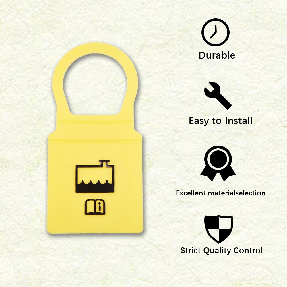 Kutyun 2Pcs Engine Coolant Reservoir Cap, Coolant Cap Replacement 55111074Aa 52079331, Engine Recovery Overflow Tank Cap Suitabl