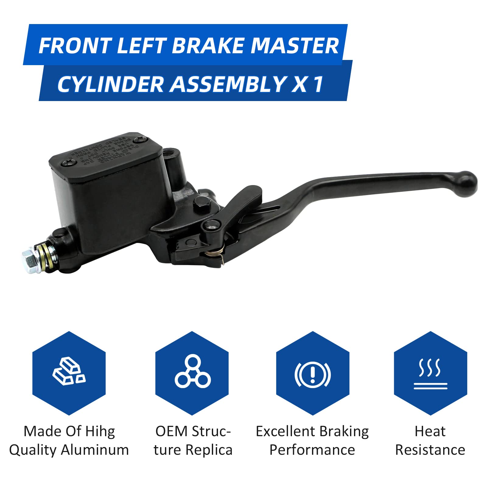 Front Left Brake Master Cylinder For Can Am Outlander Renegade 450 500 570 650 800 850 1000 2012-2021 All Editon, OEM# 705600865