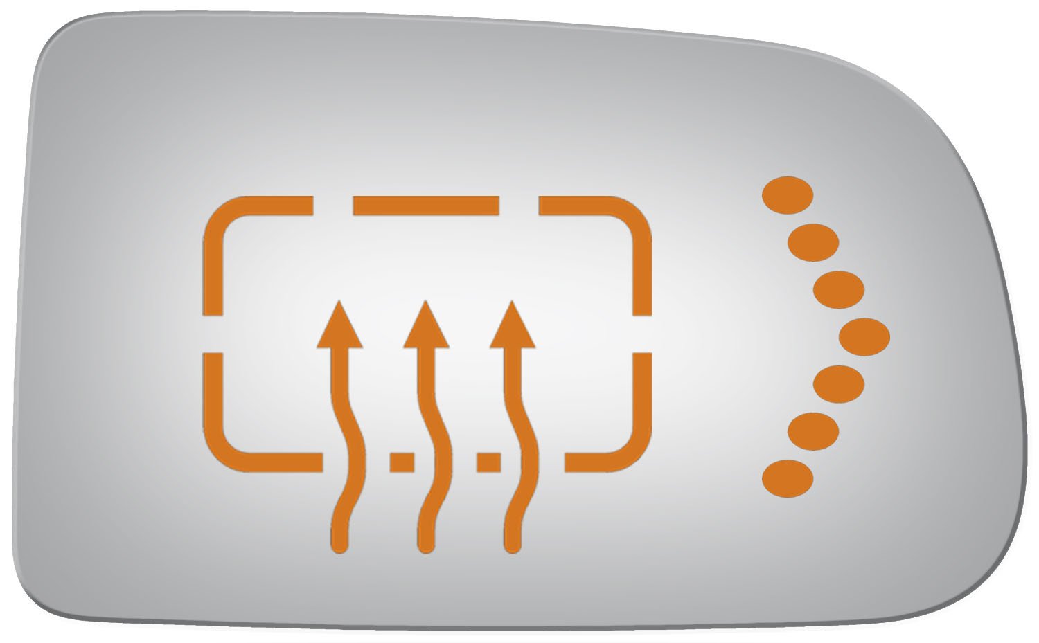 Burco 4002Hs Flat Passenger Side Power Replacement Mirror Glass For Chevy Avalanche, Silverado 1500, Silverado 2500, Silverado 3