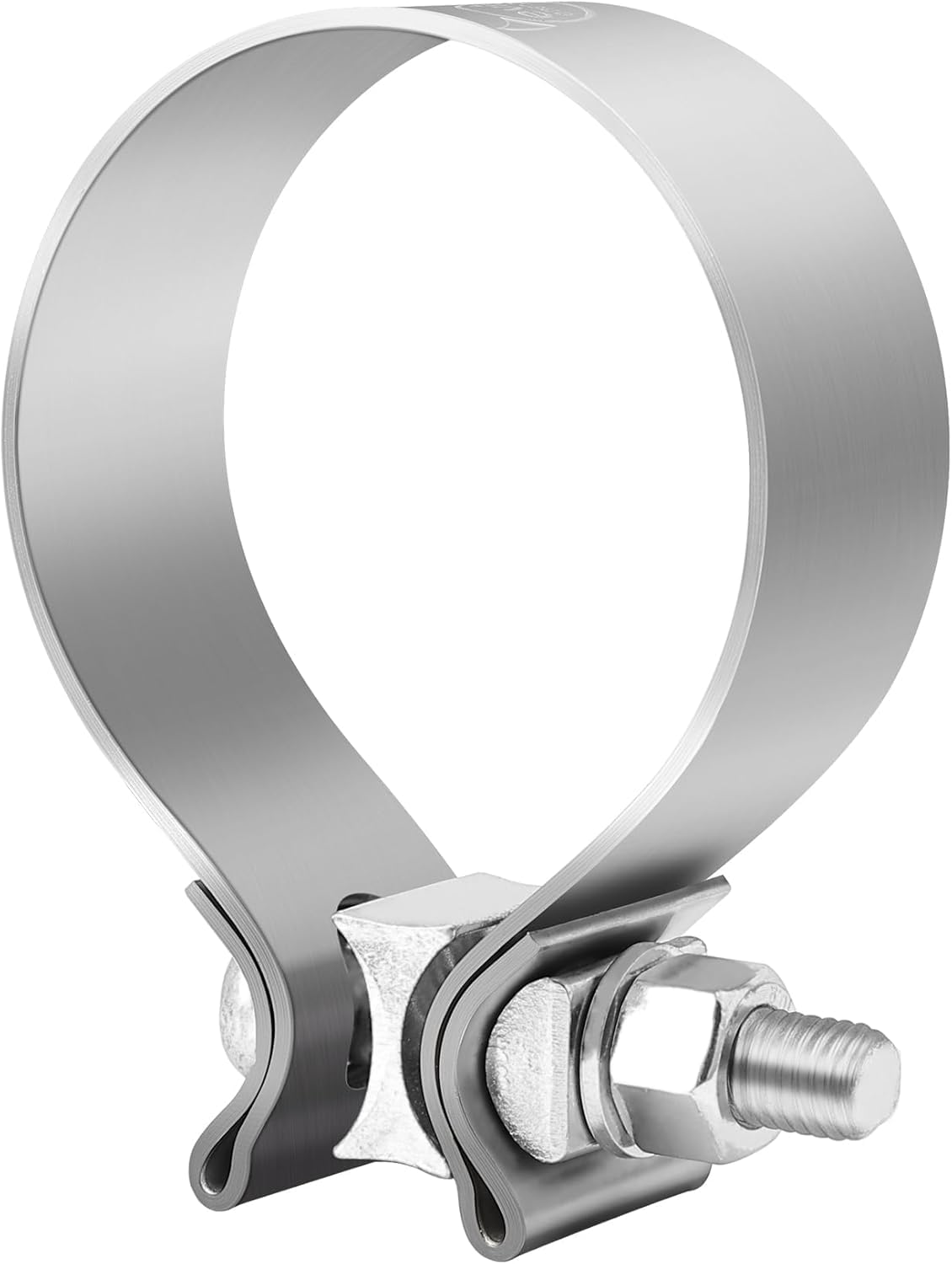 Evil Energy 2.25 Inch Exhaust Clamp,2 1/4 '' Narrow Band Muffler Clamp Stainless Steel For Heavy-Duty Exhaust Systems, Downpipes