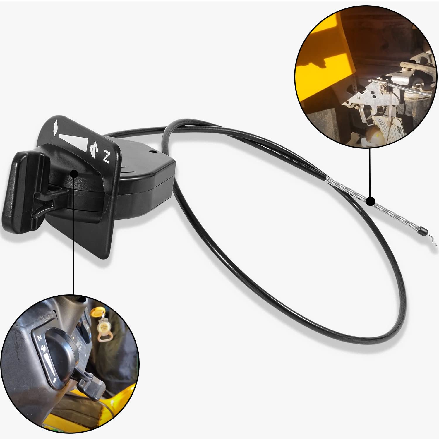 Ussuray 746P06431 Throttle/Choke Cable Replacement For Cub Cadet Xt1 Xt2 Slx54 Gx54 Gx50 St54 Lawn Mowers 746-06431