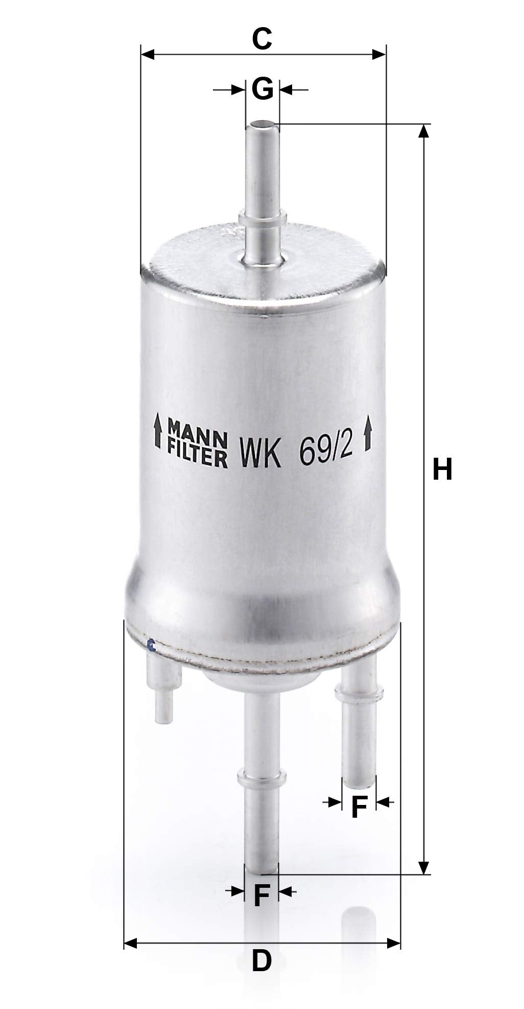 Mann-Filter Wk 69/2 Fuel Filter