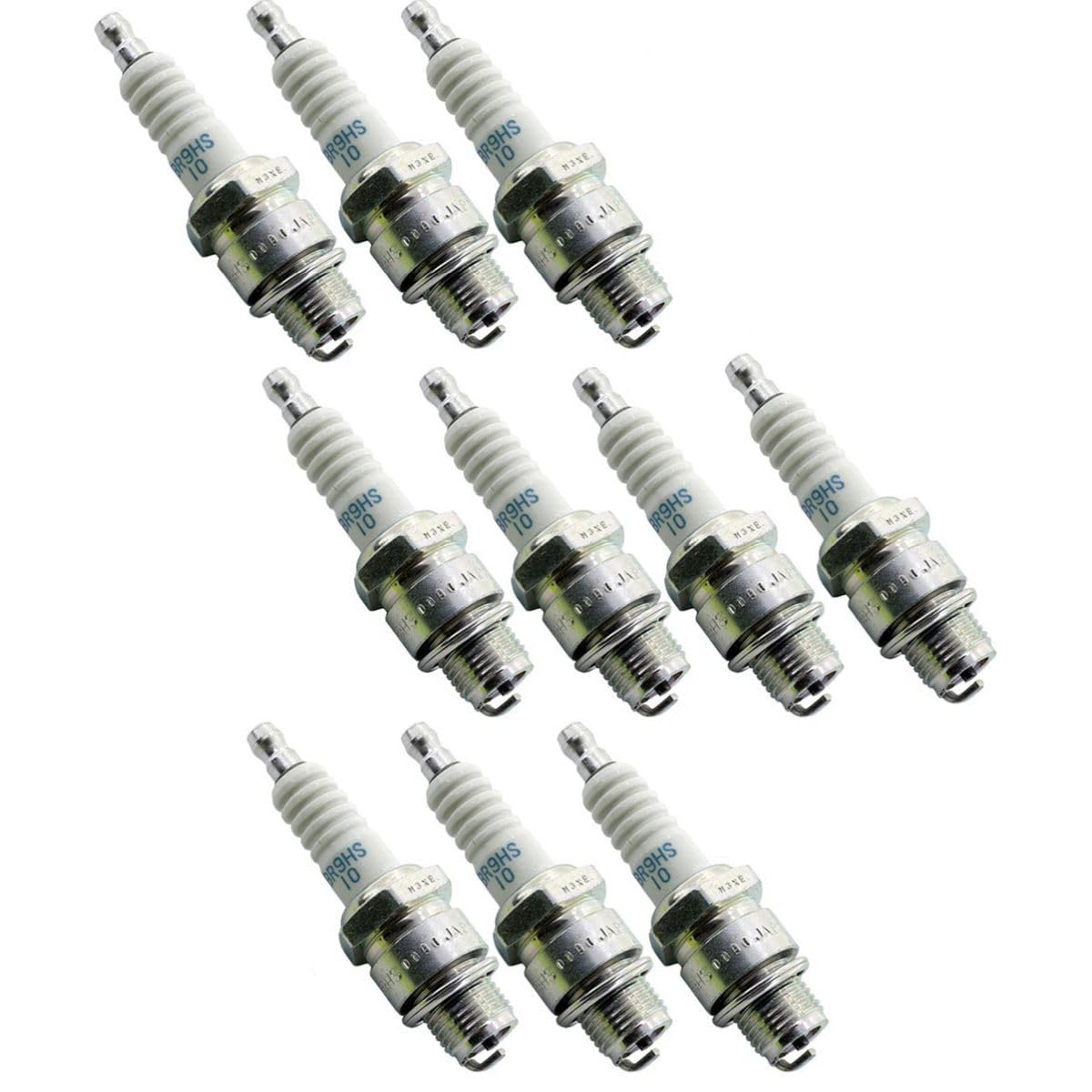 NGK 4551 Pack of 10 Spark Plugs (BR9HS-10)