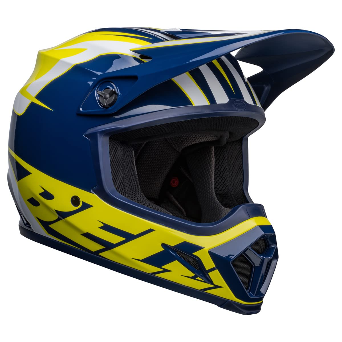Bell Mx-9 Mips Dirt Helmet (Spark Gloss Blue/Yellow - 2X-Large)