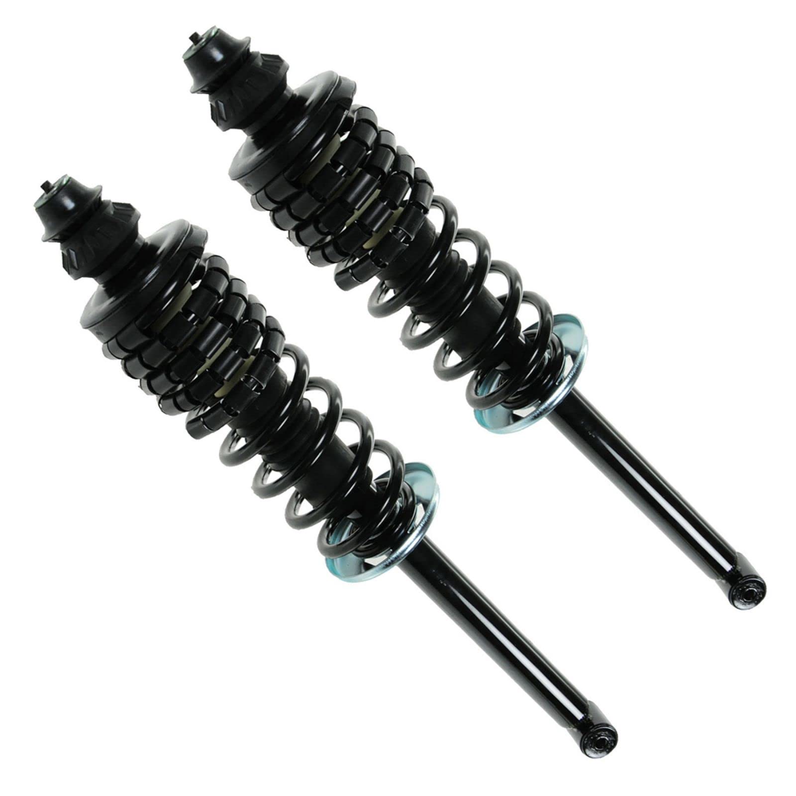 Trq Rear Strut & Coil Spring Assembly Set Driver & Passenger Sides Compatible With 93-98 Volkswagen Golf Jetta