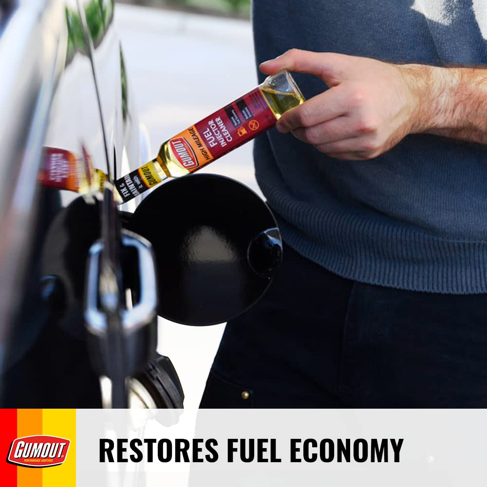 Gumout 800001363 High Mileage Fuel Injector Cleaner - 6 Oz.