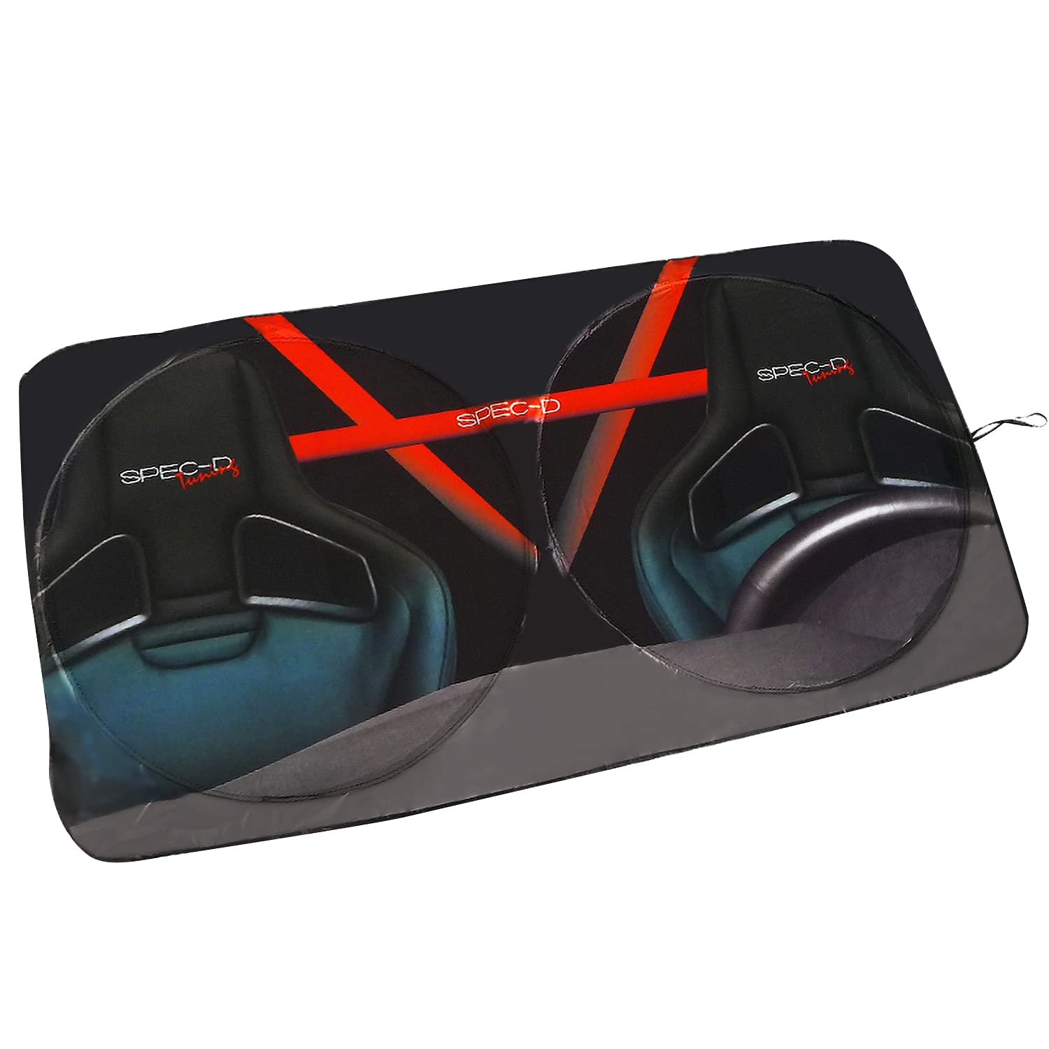 Spec-D Tuning 59&quot;x31&quot; Car Sun Block Sunshade Windshield Protector