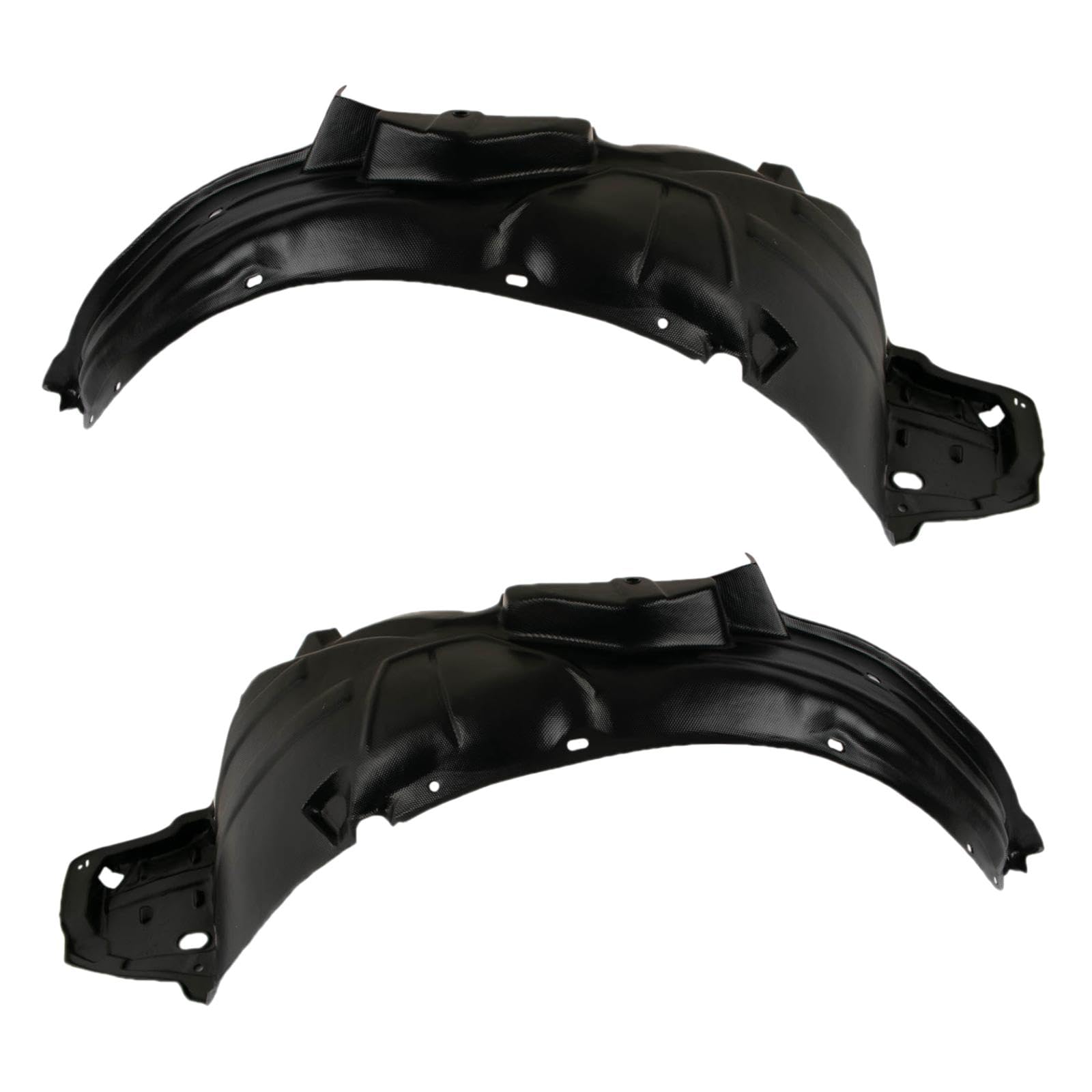 Trq Front Inner Fender Liner Set Compatible With 2007-2008 Honda Fit Ho1250111 Ho1251112