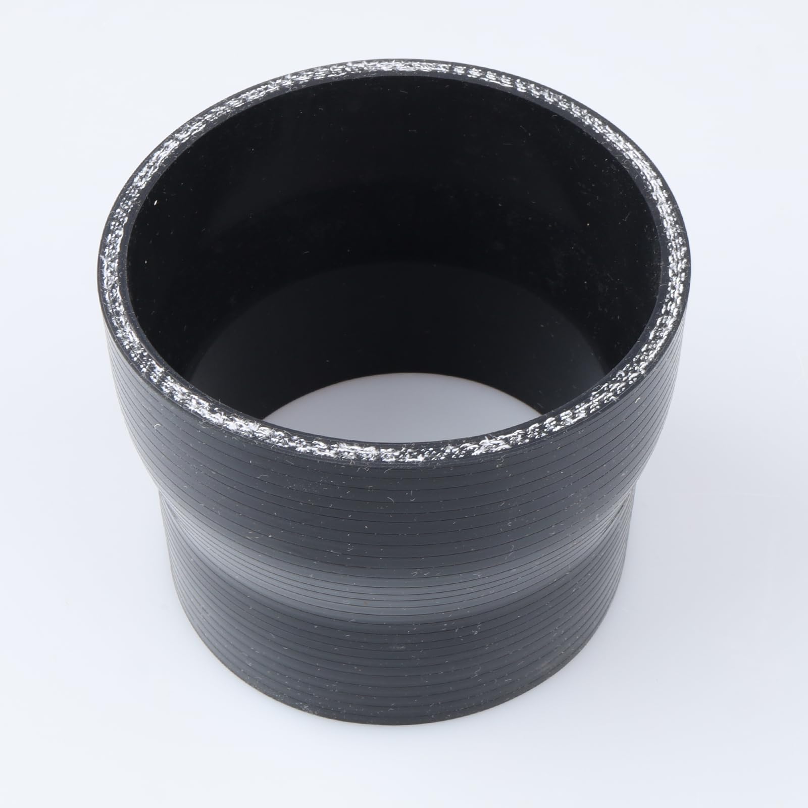 AC PERFORMANCE 3.5 to 3.15 Straight Reducer Silicone Hose, 4-Ply Reinforced, Black, 3 Length, Universal Automotive Accessory