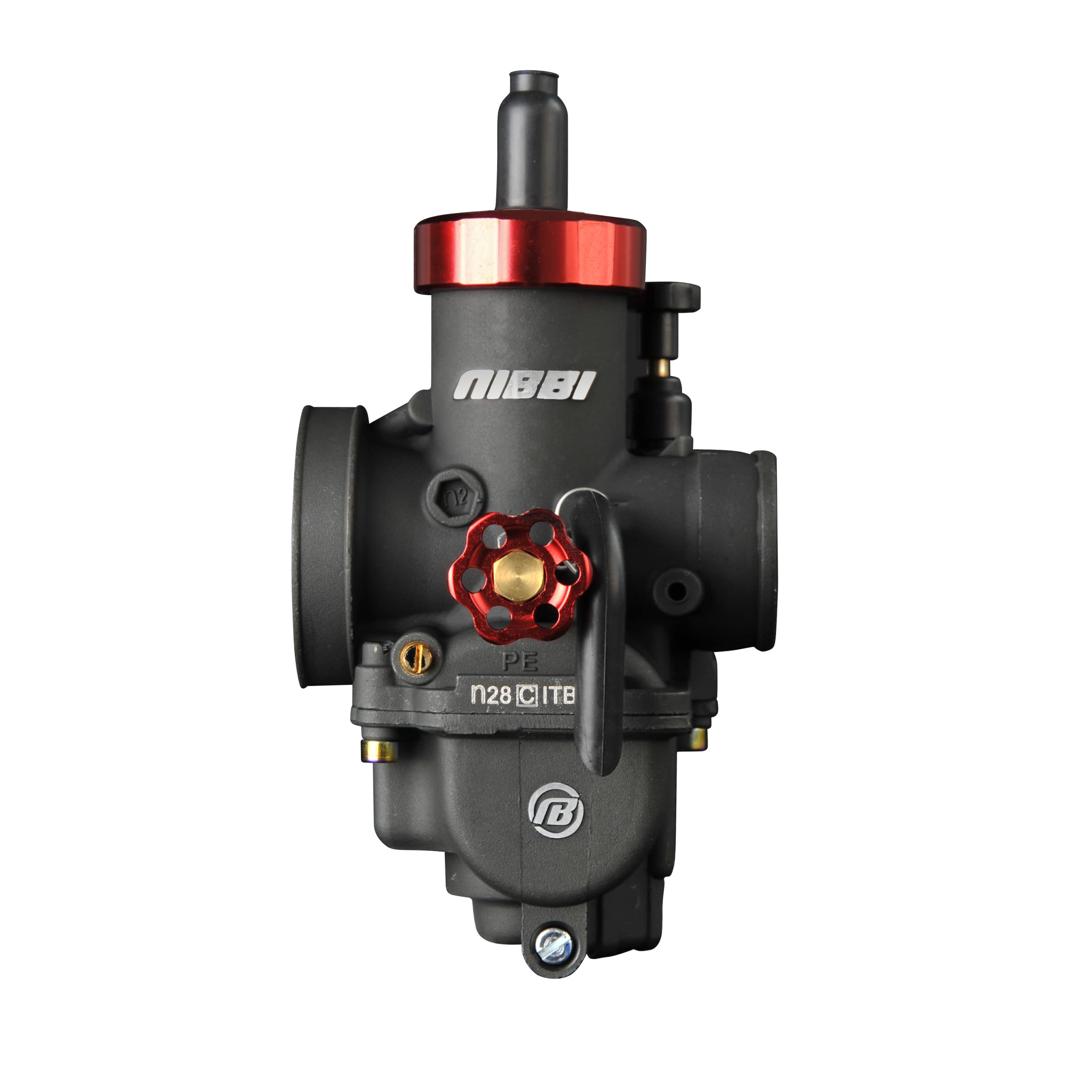 Nibbi Motorcycle Carburetor Pe28Mm 150Cc Carburetor 28Mm With Carburetor Jets Fit Honda Yamaha Suzuki Kawasaki Motorcycle Scooter Atv Dirt Bike 150Cc-250Cc Cg Gy6 Engine