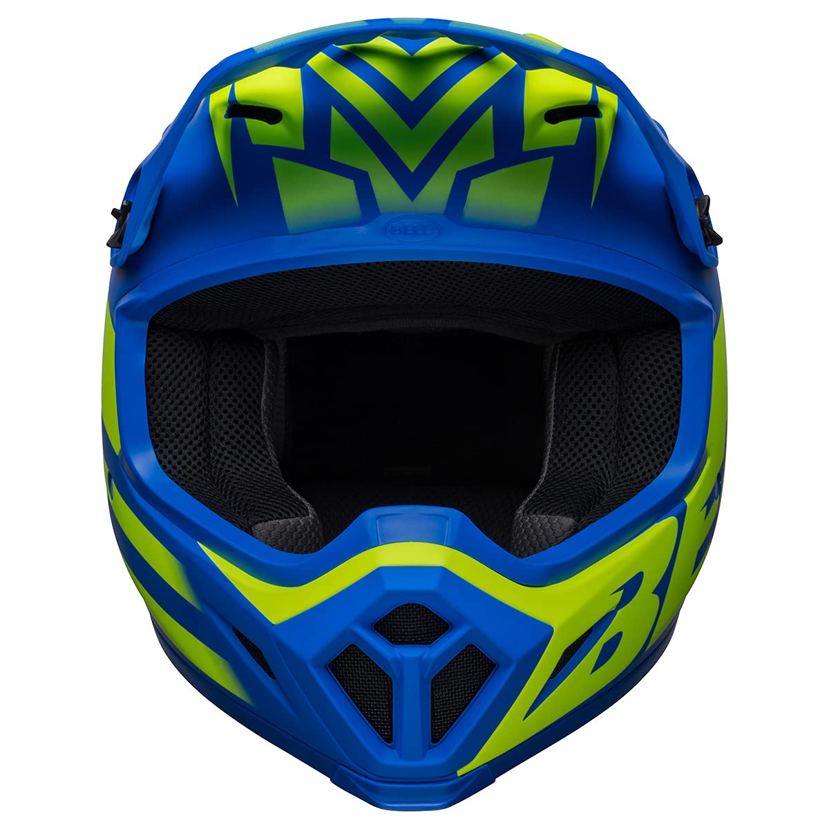 Bell Mx-9 Mips Dirt Helmet (Disrupt Matte Classic Blue/Hi-Viz - Small)