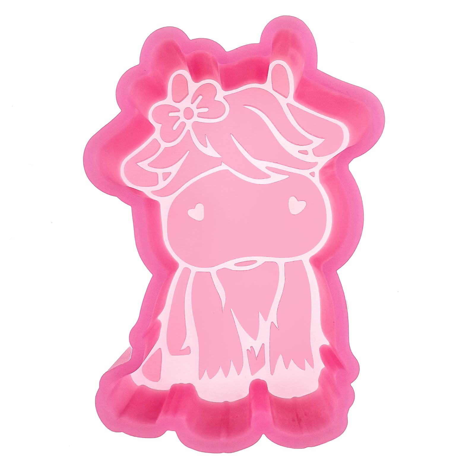 (300 Design Optional) MUBYOK M509 Moo Cow Silicone Freshie Mold for Baking Aroma Beads Car Freshie Supplies