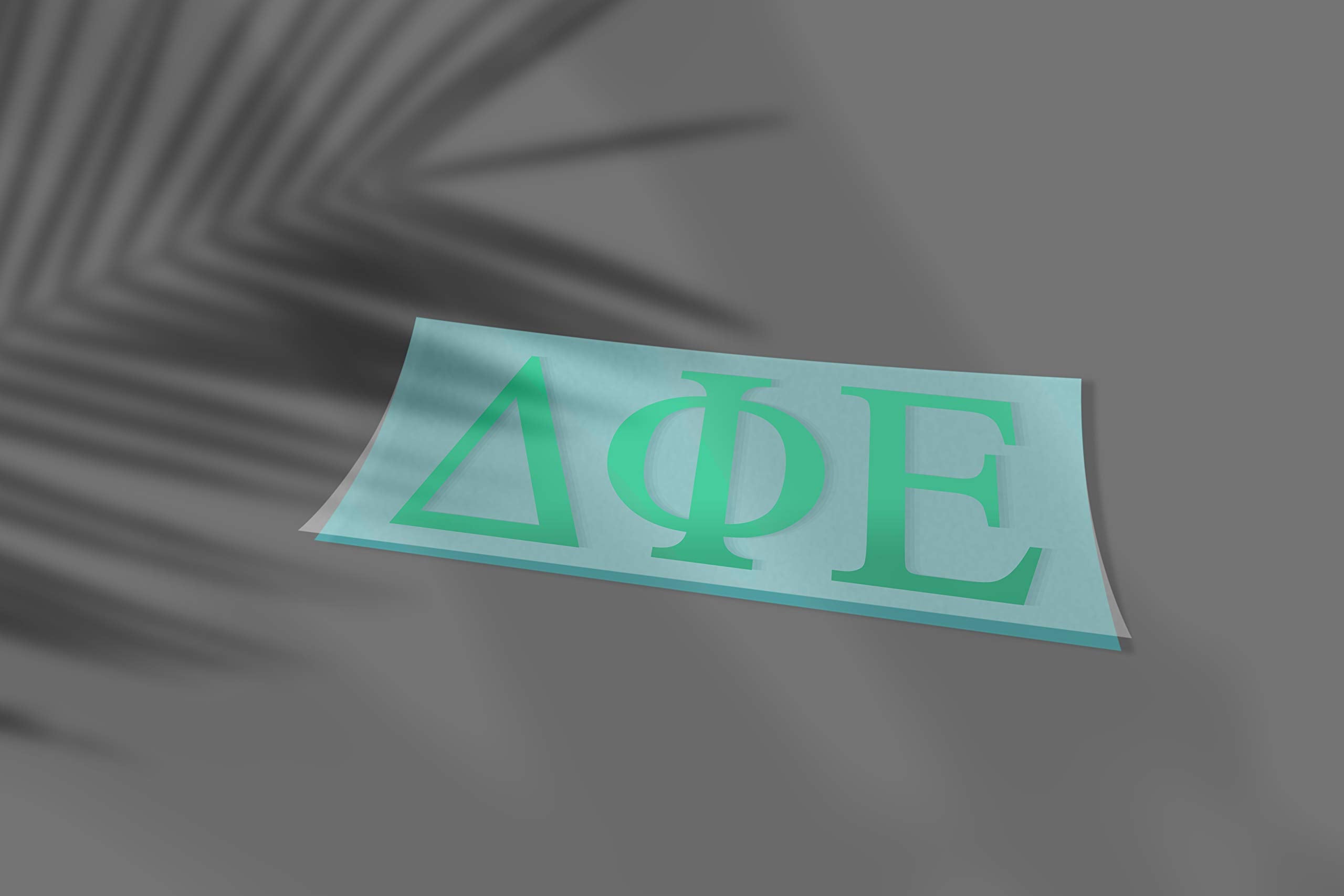 Pro-Graphx Delta Phi Epsilon Greek Sorority Sticker Decal, 2.5 Inches Tall, Mint