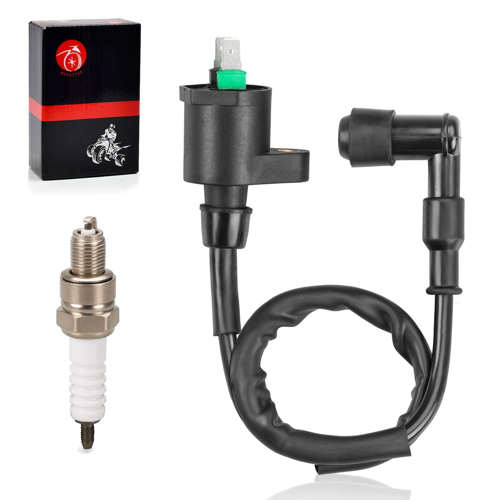 Ignition Coil & Spark Plug For Honda TRX90 TRX90EX Sportrax 90 TRX90X 1993-2023