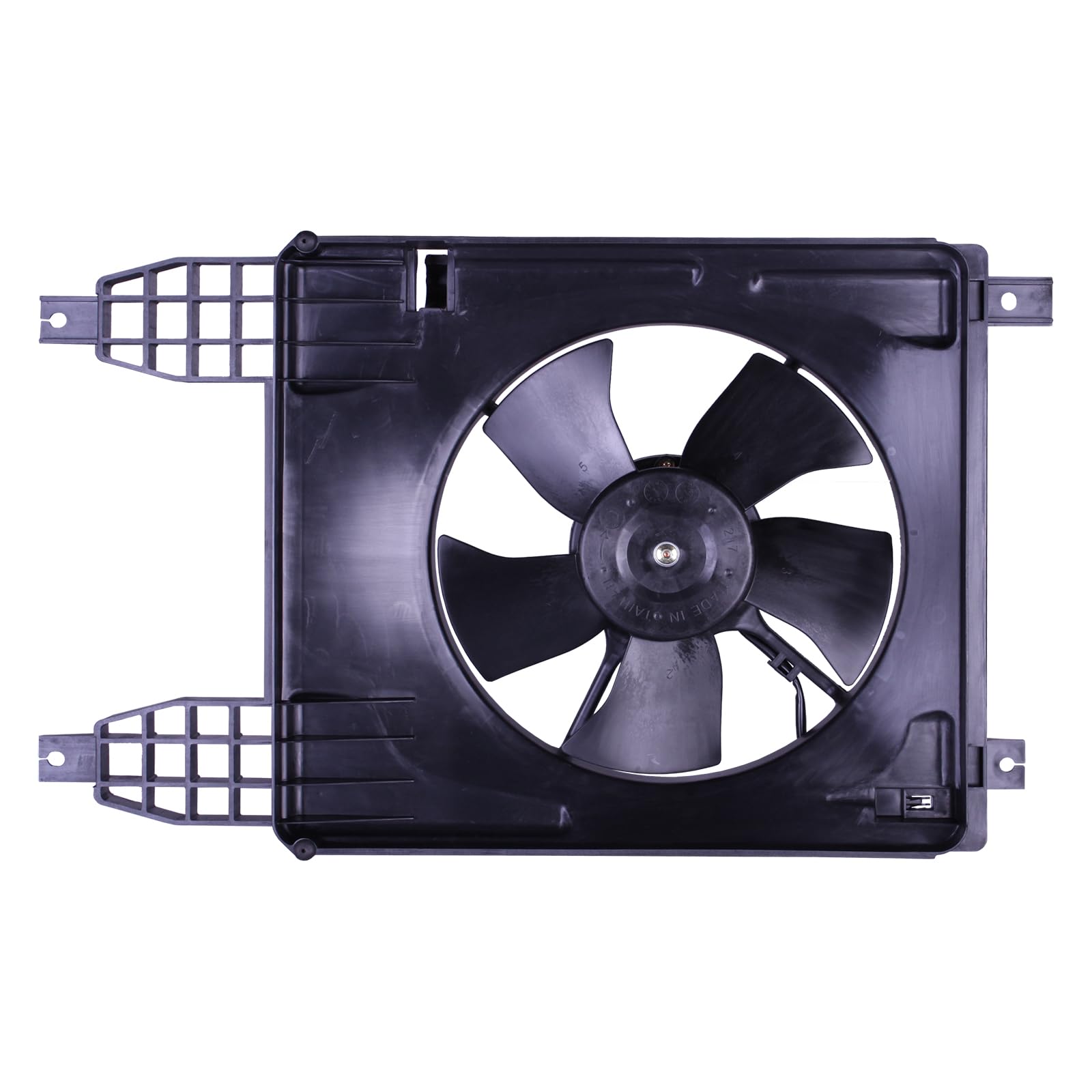 TYG Upgraded Cooling Fan Assembly for 2009-2017 Chevrolet Aveo 1.6L, 2009-2011 Aveo5 1.6L, 2009-2010 Pontiac G3 1.6L, 2009 Suzuk