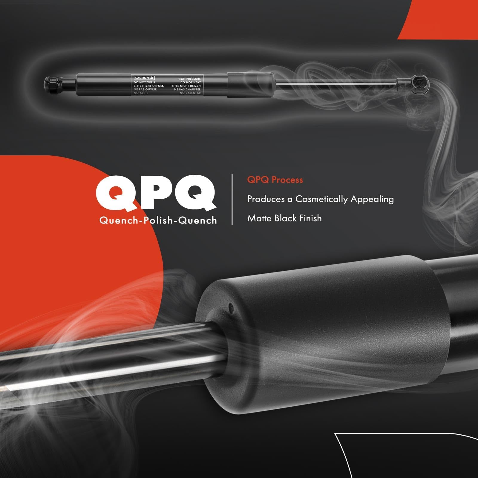 A-Premium Tailgate Assist Shock Strut Replacement For Dodge Trucks Ram 1500 Ram 2500 Ram 3500 2002-2009