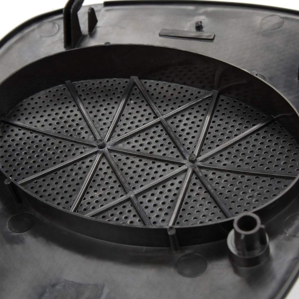 Pit66 Front Speaker Grill Cover Compatible With 98-05 Chevy Blazer/98-05 Gmc Jimmy Black Grille