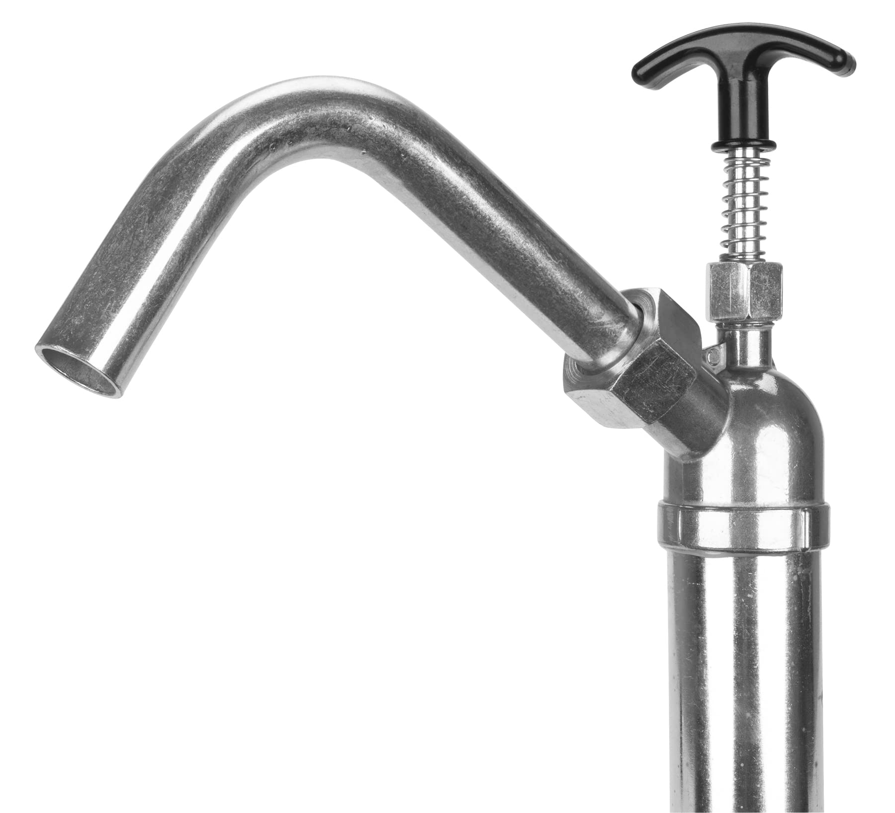 Performance Tool W54266 Lift Action Steel Barrel Pump Dispenser For Fluid Transmission, Silver