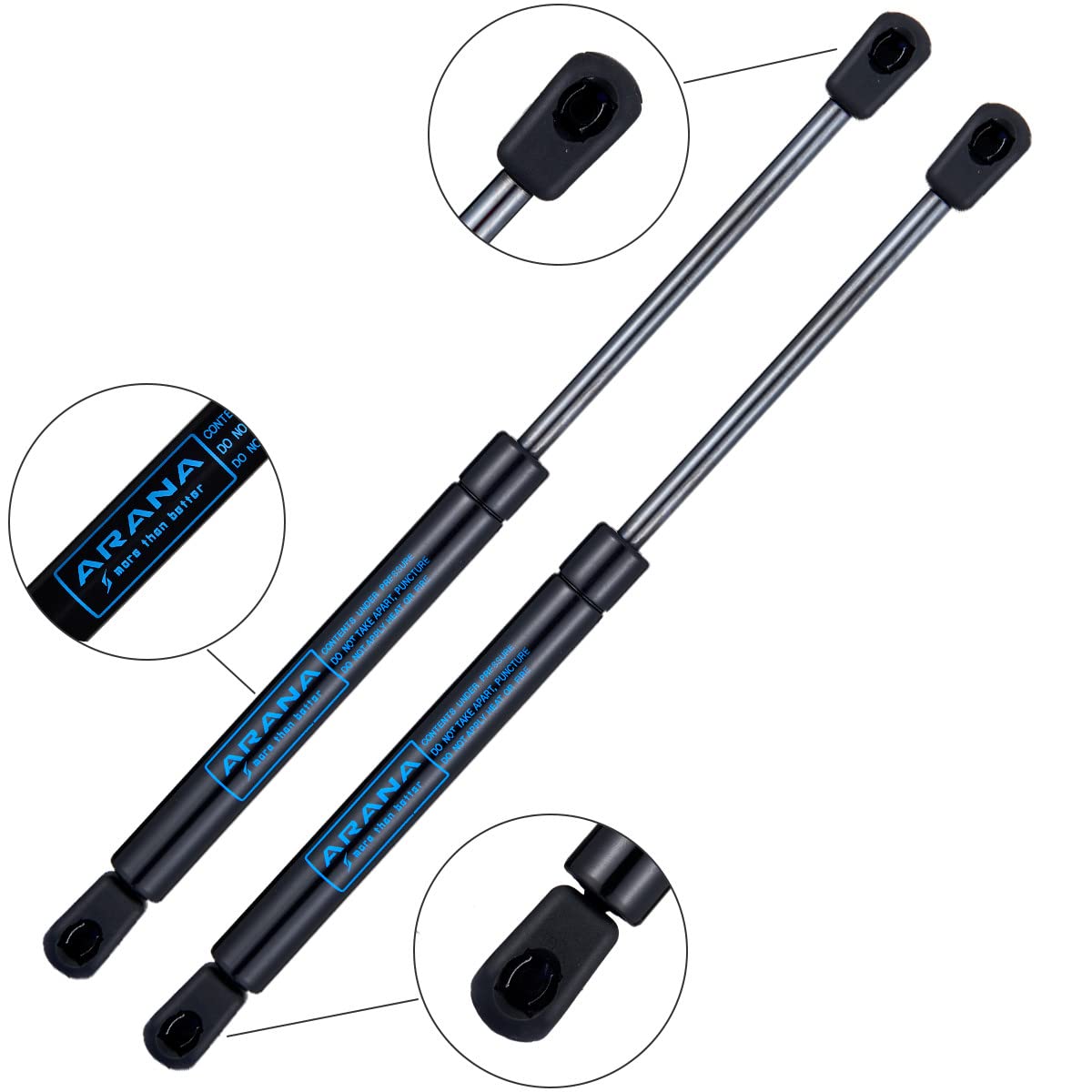 Arana C1608584 14 Inch 60 Lb Gas Struts Spring Shock 6921 14 '' 60Lb Lift Support For Motorhome Storage Door Camper Shell Truck