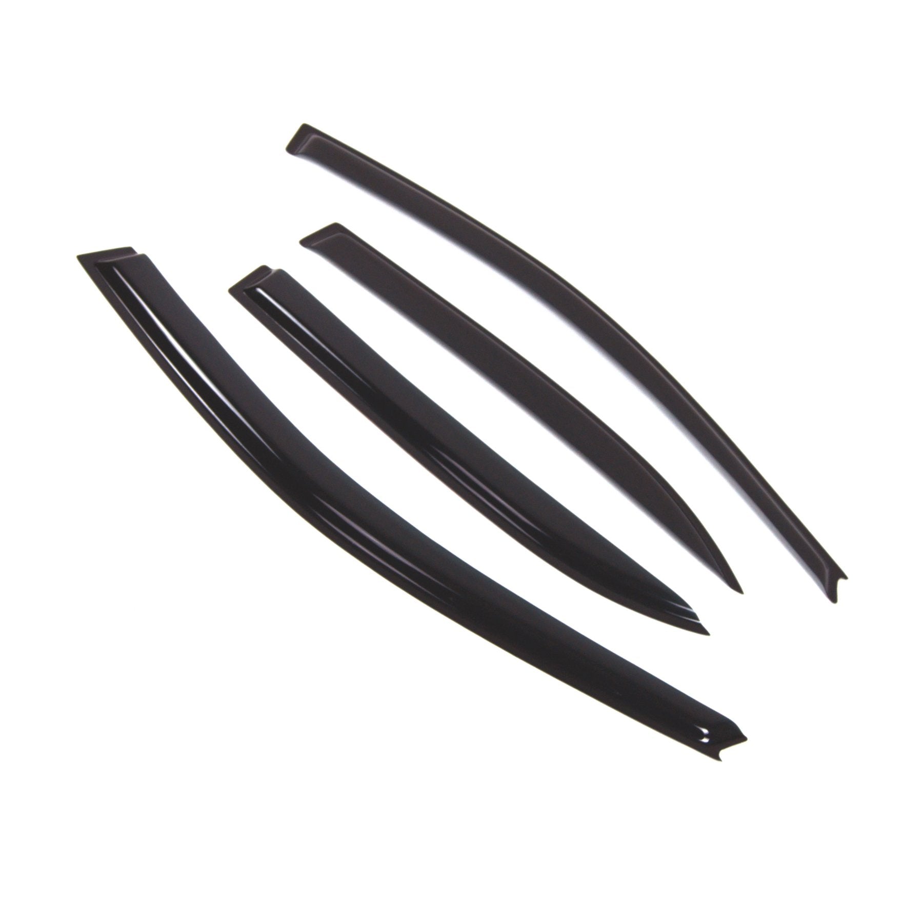 Tuningpros Outside Mount Window Vent Visors Rain Guards Compatible With Toyota Corolla Sedan 2003-2008 | Side Window Wind Deflec