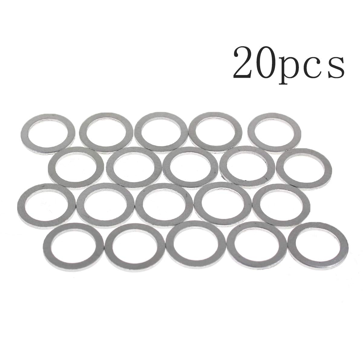 Motoall 20Pcs Transmission Fluid Drain Washer Drain Plug Crush Washer For Honda Accord Pilot Acura Civic Odyssey Crv Element Rep