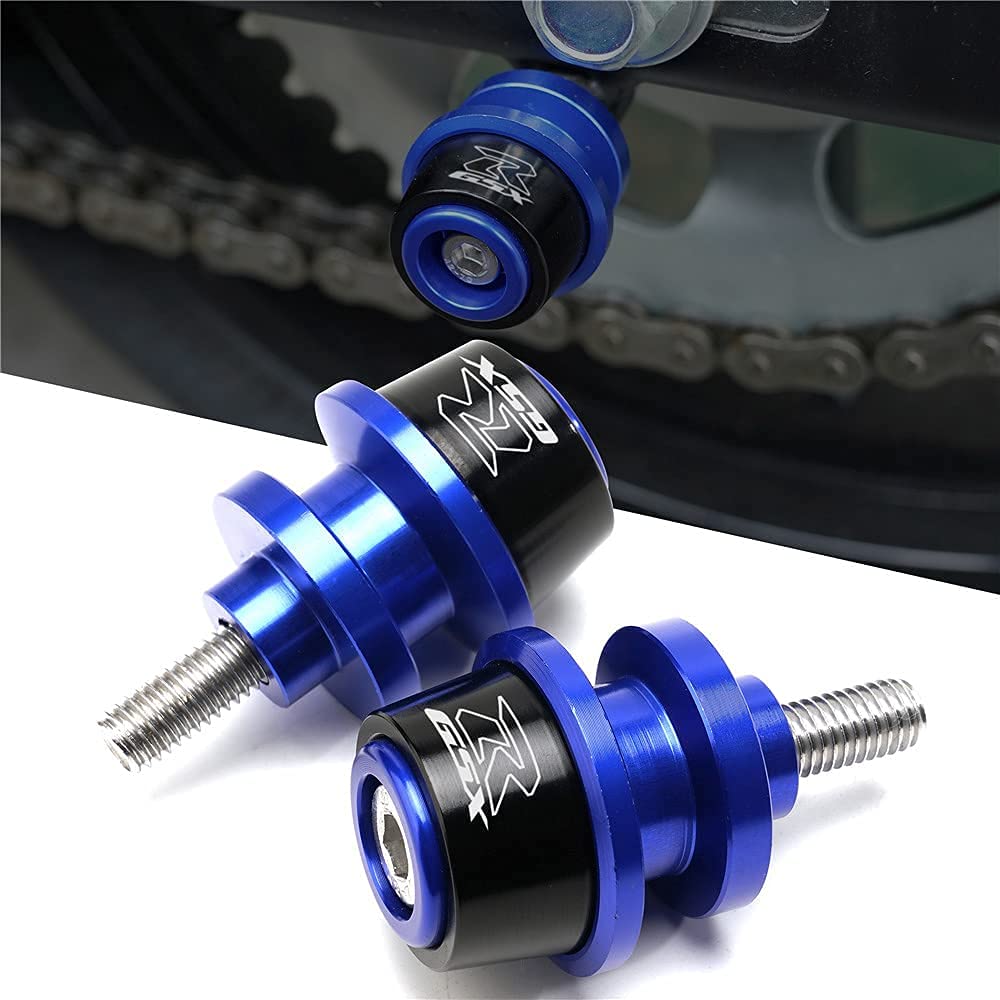 Motorcycle Swing Arm Spools Sliders, CNC Swing Arm Stand Screw, Swingarm Stand Paddock Compatible for Suzuki GSXR1000 GSXR1300 G