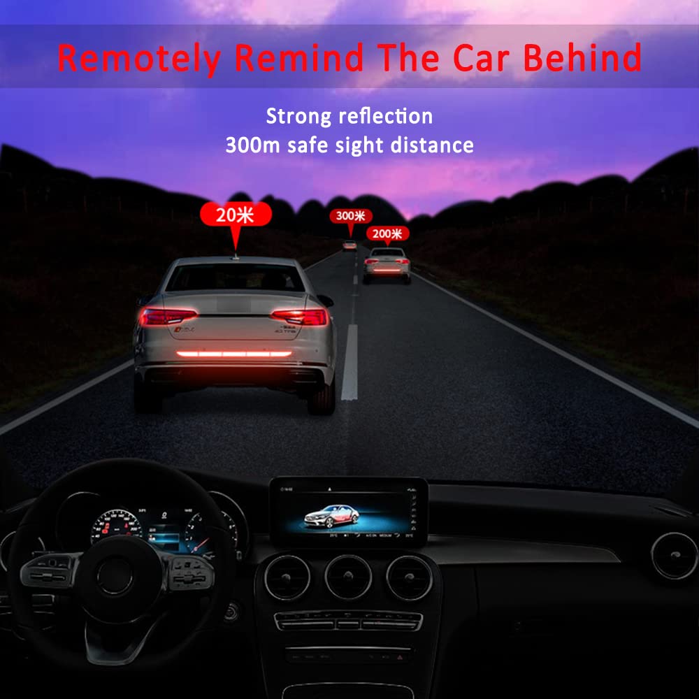 Strong Reflective Stripe Stickers, Waterproof Self Adhesive Stickers, Car Bumper Reflective Stickers, Waterproof Self Adhesive S