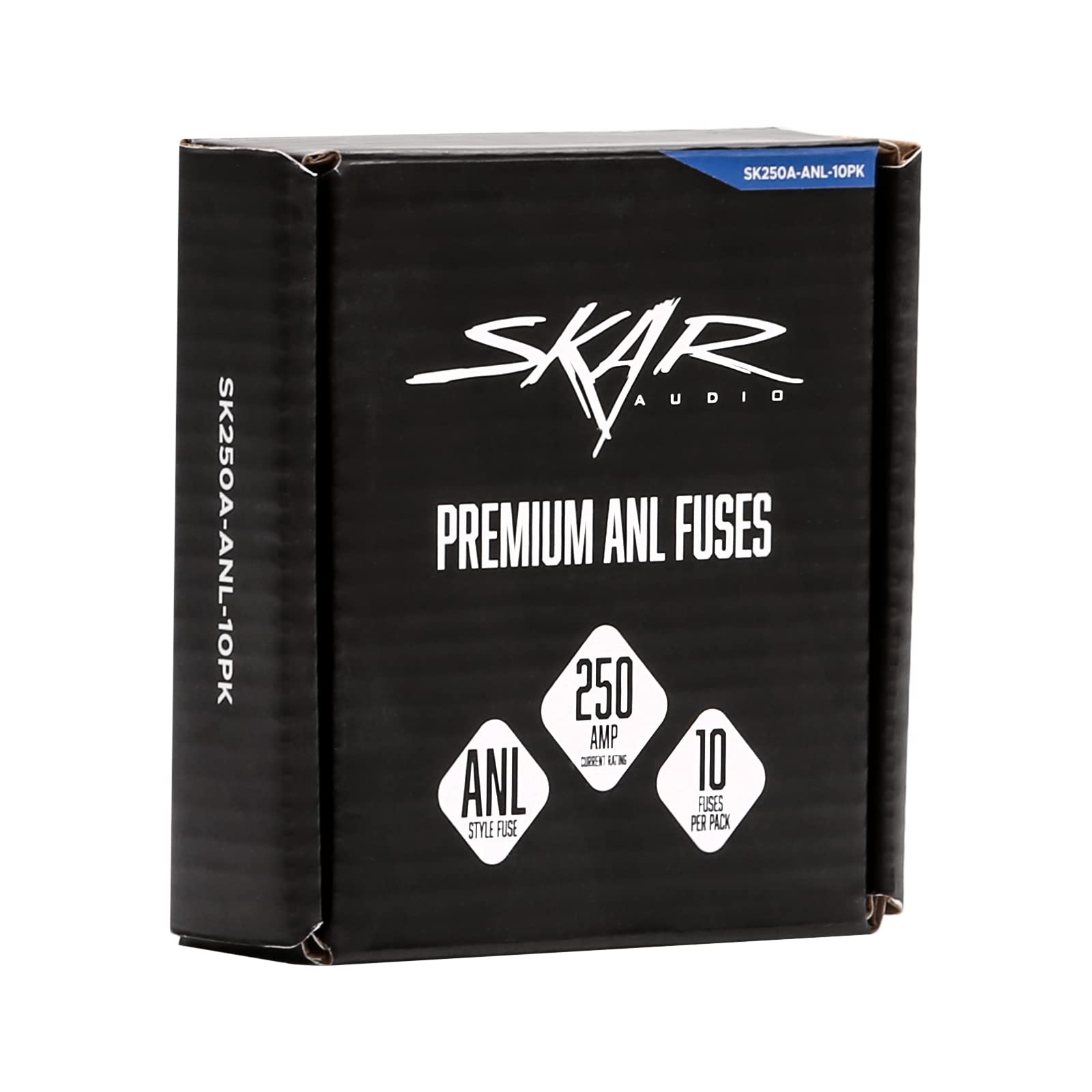 Skar Audio 250 Amp Nickel Plated ANL Fuses (10 Pack) - SK250A-ANL-10PK
