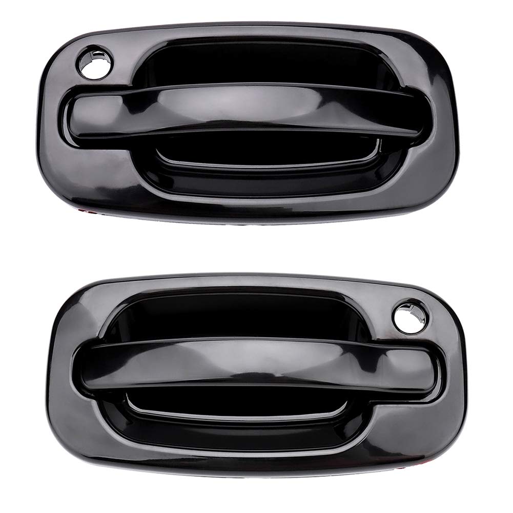 Irontek 1 Pair Front Exterior Door Handle Outside Door Handle For 2002-2006 Cadillac Escalade, 2002-2006 For Chevrolet Avalanche