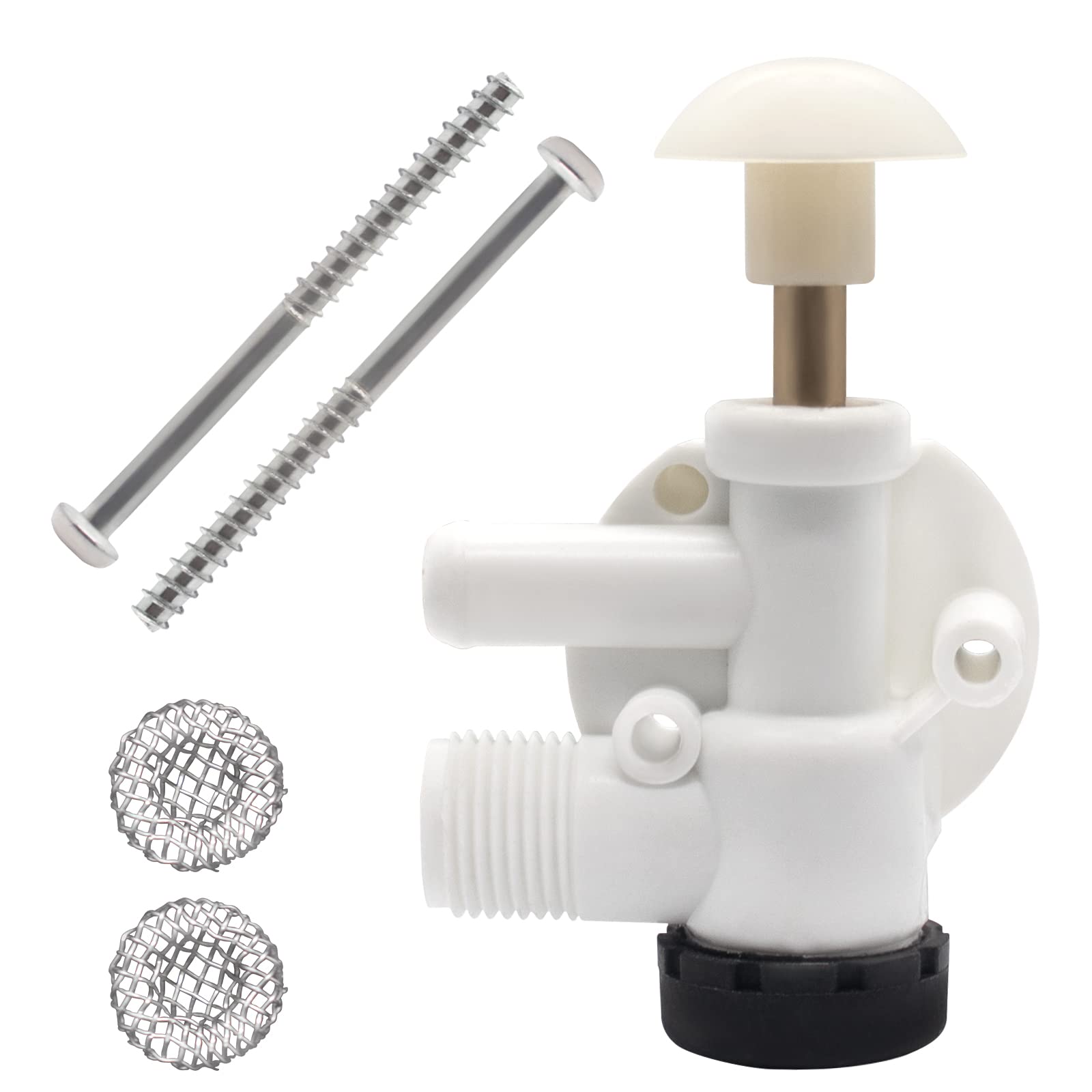385314349 314349 RV Water Valve Kit Toilet Water Valve Assembly by Sikawai Fit Dom-etic Sealand VacuFlush Toilet Models