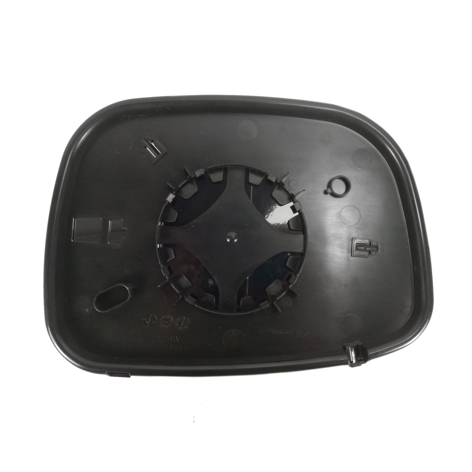 Driver Side Non-heated Mirror Glass w/backing plate, Buick Rendezvous, 6 11/16&quot; x 9 1/4&quot; x 9 7/16&quot;