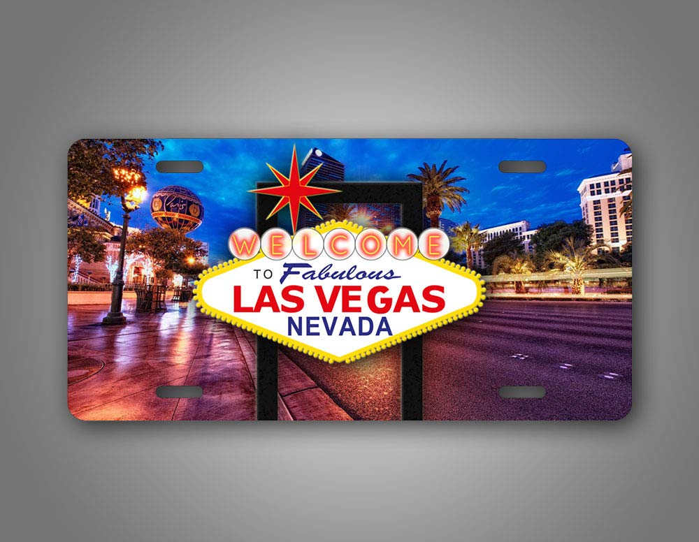 Signsandtagsonline Las Vegas Nevada License Plate Retro Style Welcome To Fabulous Las Vegas Nv Auto Tag