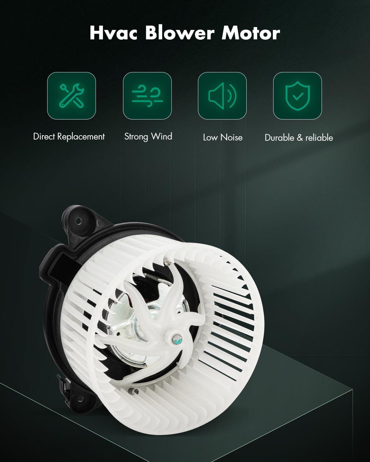 Scitoo Hvac Heater Blower Motor With Fan Cage Front 700198 For Dodge For Dakota V6 3.7L 2005 2006 2007 2008 2009 2010,For Dodge