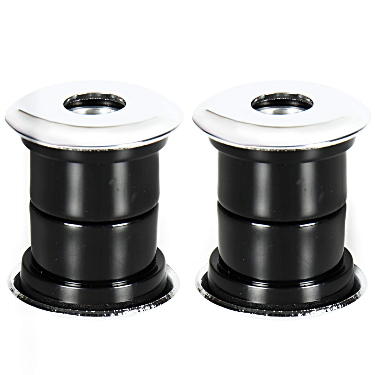 Rudyness Polyurethane Handlebar Bushings For Harley Big Twin Dyna 1973-2018, Sportster 1973-2003, Black, Steel, Rubber, Polyurethane, Motorcycle