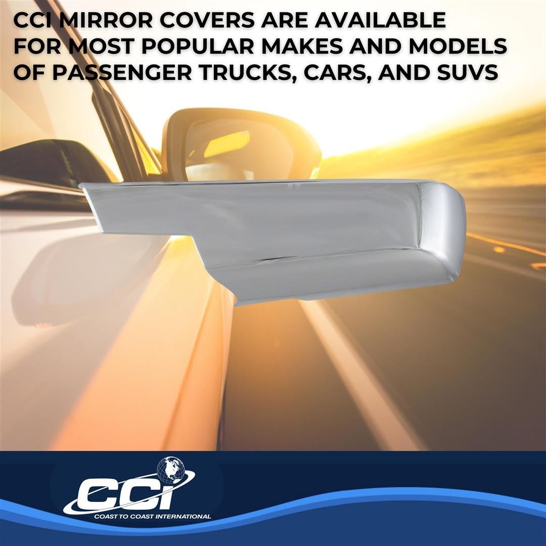 Coast To Coast International Chrome Mirror Covers, Set Of 2, Compatible With Chevrolet/Gmc- Ccimc67495B
