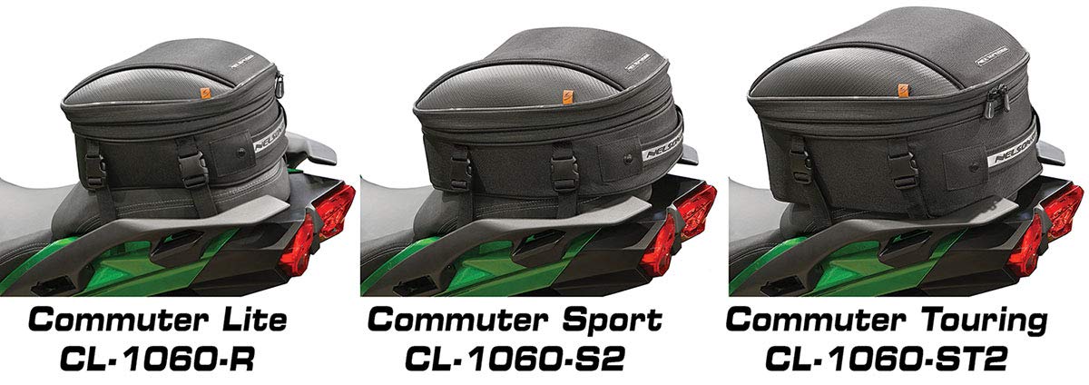 Nelson Rigg Cl-1060-S2 Black Commuter Sport Motorcycle Tail Bag