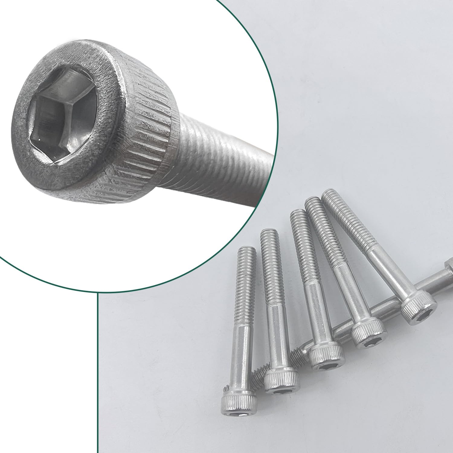 BIGLKNM Polished Bolt Screw Kit Compatible for Yamaha 1988-2006 Blaster 200 YFS200, 54pcs (7Pack) Motorcycle 304 Stainless Steel