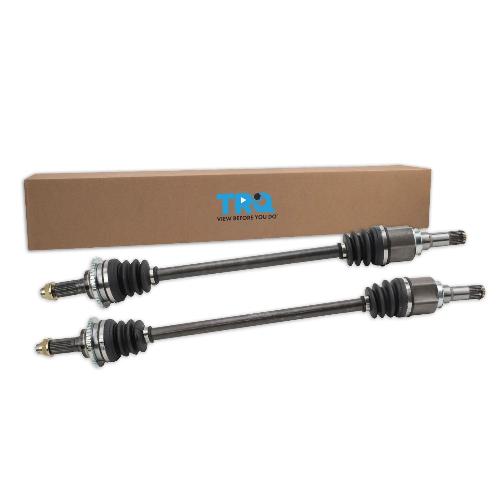 Trq Rear Cv Axle Shaft Assembly Set Compatible With 2007-2012 Ford Fusion Lincoln Mkz 2008-2011 Mercury Milan