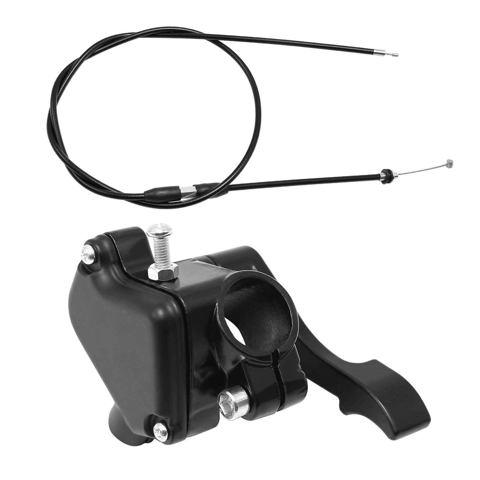 Anxingo 7/8'' 22Mm Thumb Throttle Cable Accelerator Control Handle Assembly Replacement For 50Cc 70Cc 90Cc 110Cc 125Cc 250Cc Taotao Atv Quad Go Kart Pit Bike