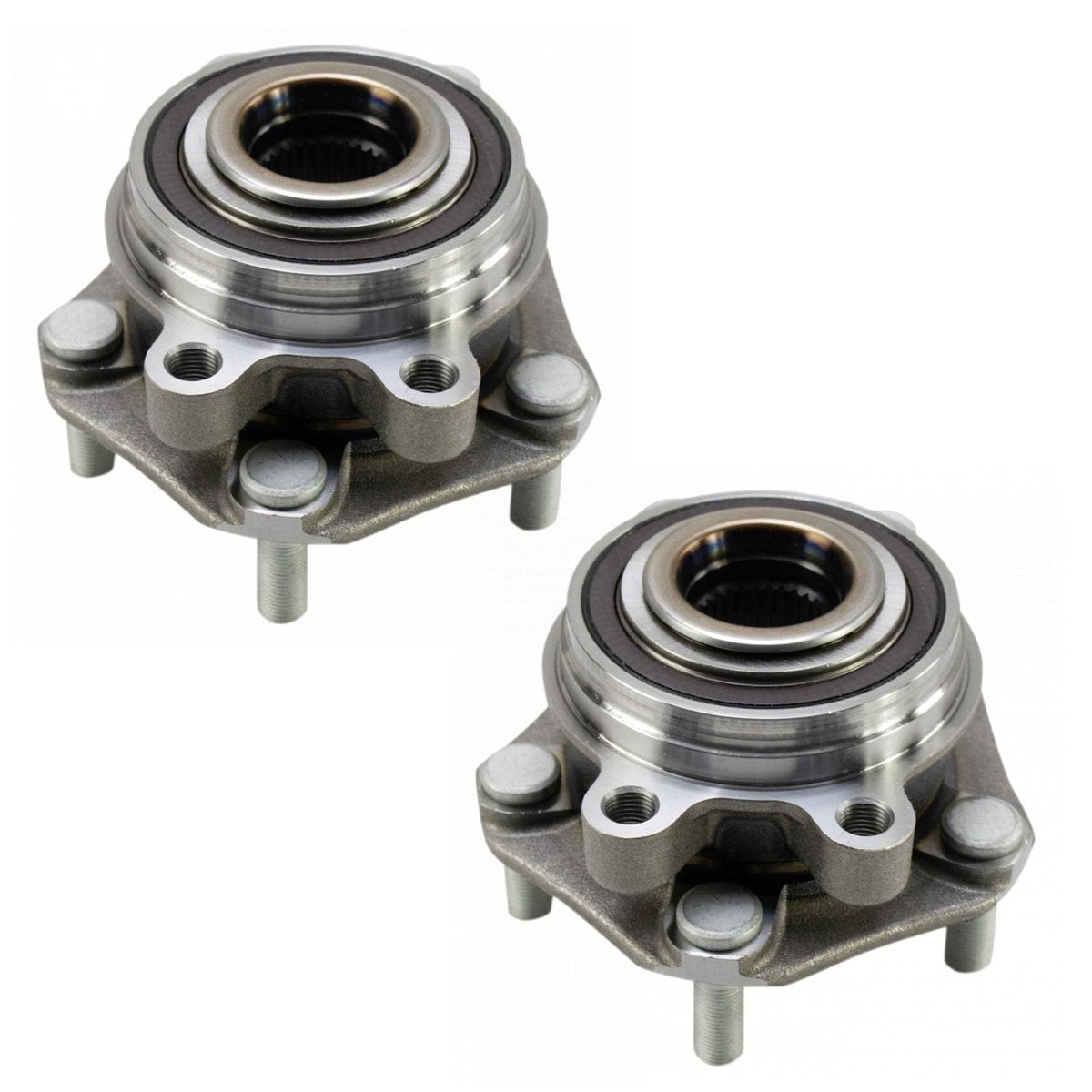 Trq Front Wheel Hub Bearings Assembly Set Compatible With 2019-2021 Nissan Altima